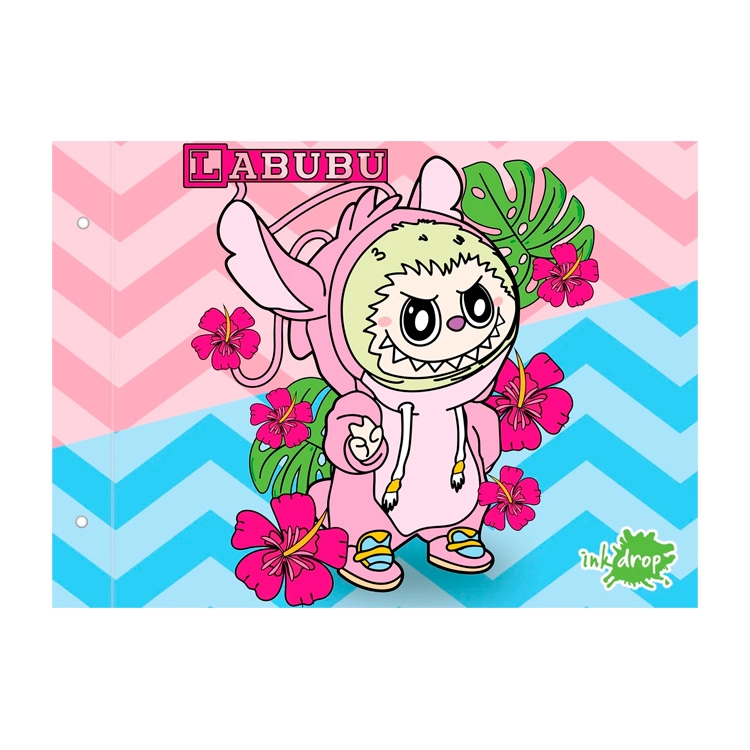 Carpeta Con Cordon Nº5 Inkdrop 2026 Labubu Art.303347